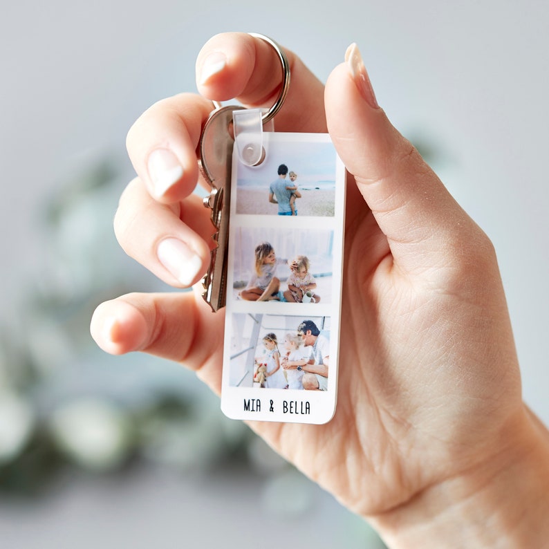 Personalised Photo Strip Keyring 