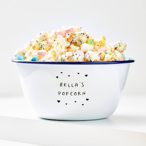 Little Stars Personalised Popcorn Bowl image 1