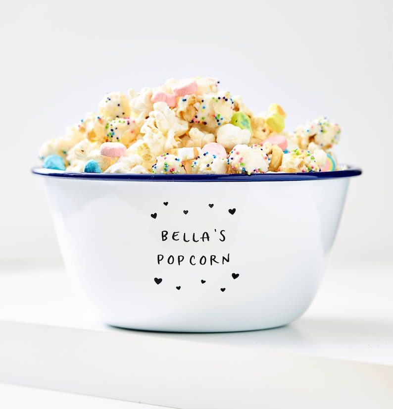 Little Stars Personalised Popcorn Bowl image 1