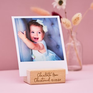 Personalised Christening Photo Holder