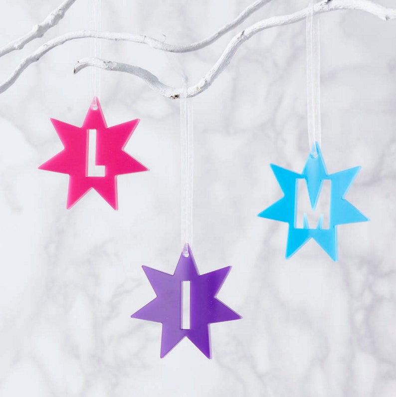 Initial Star Personalised Decoration image 1