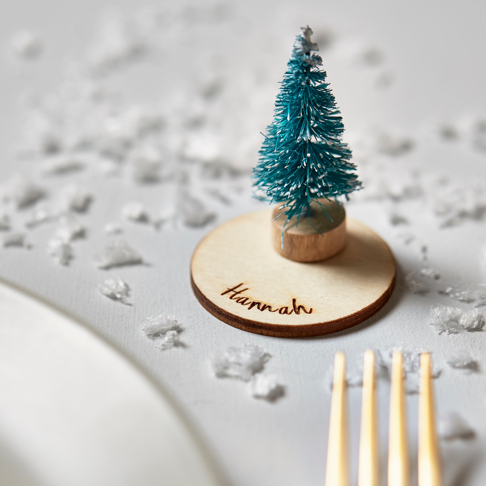 Personalised Christmas Tree Place Setting Etsy