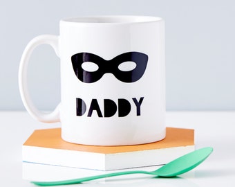 Personalised Superhero Mug | Fathers Day Gift