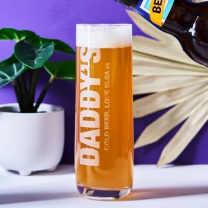 パーソナライズされた冷たいビールグラス