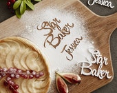 Personalised 'Star Baker' Baking Stencil