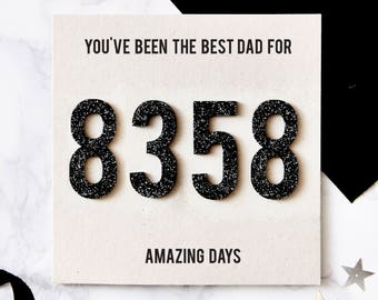 Personalised Amazing Days Father's Day Card