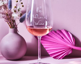 Personalised Wine Glass For Her