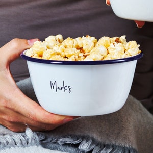 Gepersonaliseerde popcornkom voor heren
