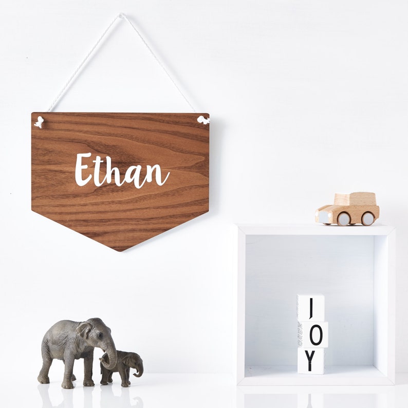 Personalised Children's Wooden Wall Art image 2