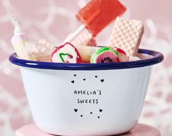 Little Hearts Personalised Sweet Bowl |  | Birthday Gift for Kids