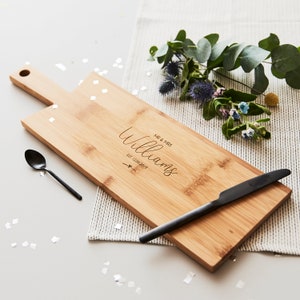 Personalised Wedding Chopping/Cheese Board