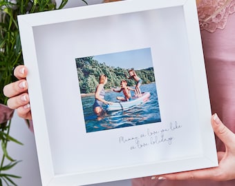 パーソナライズされた写真プリント｜お気に入りの思い出のギフト、額入り記念品｜女性へのギフト