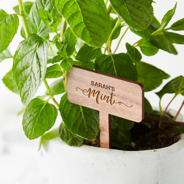 Personalised Wooden Plant Marker