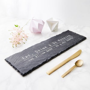Slate Personalised Cheese Board