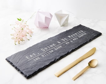 Slate Personalised Cheese Board