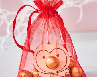 Chocolate Penguin Christmas Ornament | Kids Stocking Filler