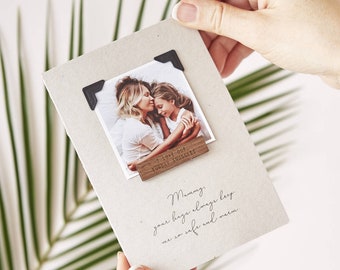 Personalised Mother's Day Photo Card