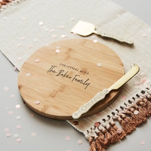 Christmas Personalised Wooden Chopping Board image 6