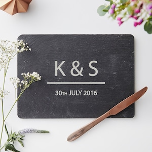 Personalised Couples Cheese Board