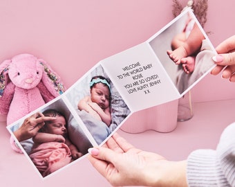 Personalised New Baby Photo Card