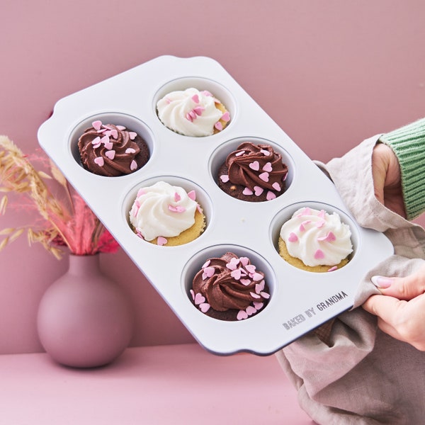 Emaille personalisierte Cupcake oder Muffin Dose