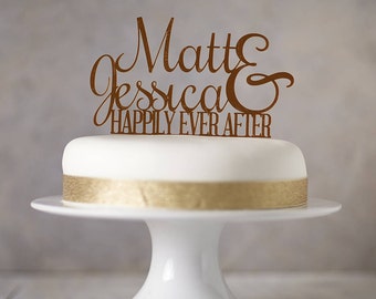 Personnalisé Ever After Cake Topper