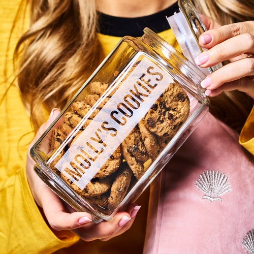 Personalised Cookie Jar Etsy UK