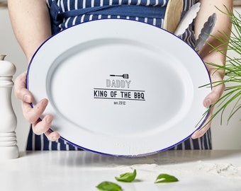 Personalised Enamel Serving Platter