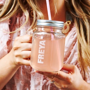 Personalised Glass Mason Jar