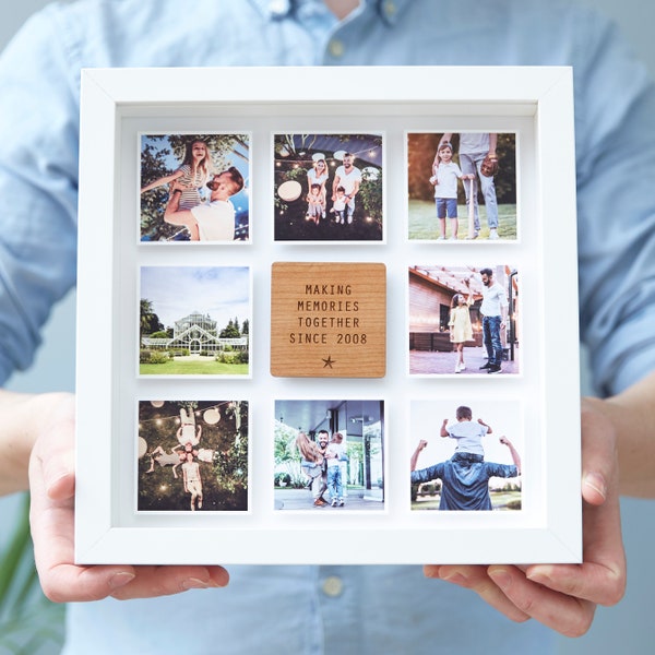 Personalised Photo Collage Frame | Custom Memory Keepsake Gift