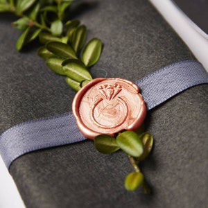 Wedding Ring Wax Seal Stamp image 3