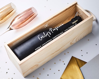 Caja personalizada para botellas de Prosecco