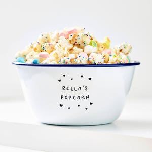 Little Stars Personalised Popcorn Bowl image 3