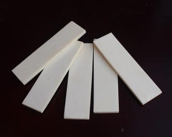Lg. Carved Bone Blanks | Bovine Bone Slab | Natural Bone Slabs for Knife Making | Bone Jewelry | White Bone | Bone Carving,Buffalo Bone,Slab