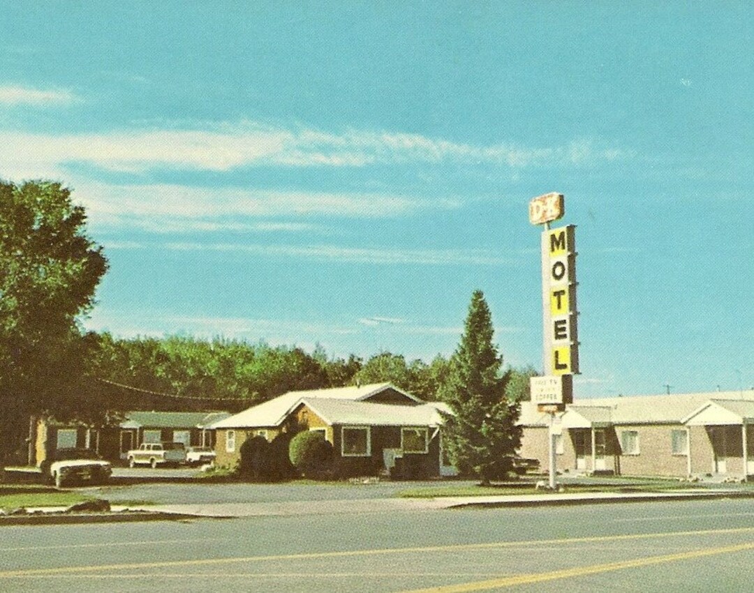 DK Motel ARCO Idaho Unused Vintage Chrome Postcard 1970s Etsy