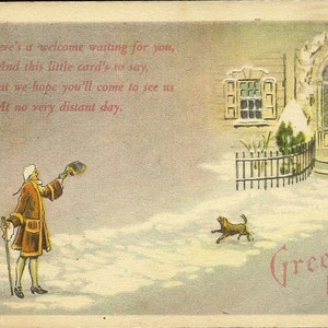 Un couple colonial sur une carte postale ancienne venez nous voir dans les années 1910