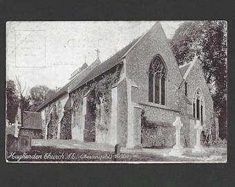 Antique Postcard: Hughenden Church, Lord Beaconsfield Grave, Christian Nobels Series