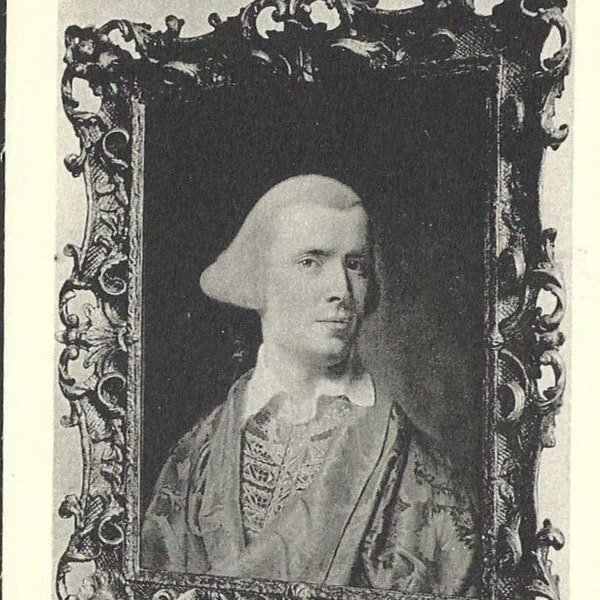 John Singleton Copley - A Self Portrait - Unused Antique Postcard - Henry Francis Du Pont Winterthur Museum