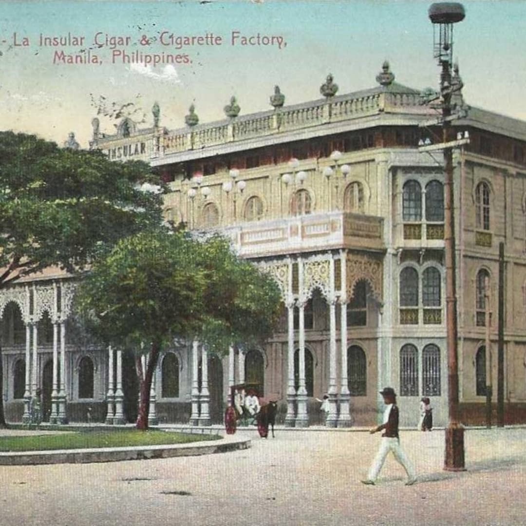 La Insular Cigar and Cigarette Factory MANILA Philippines Antique ...