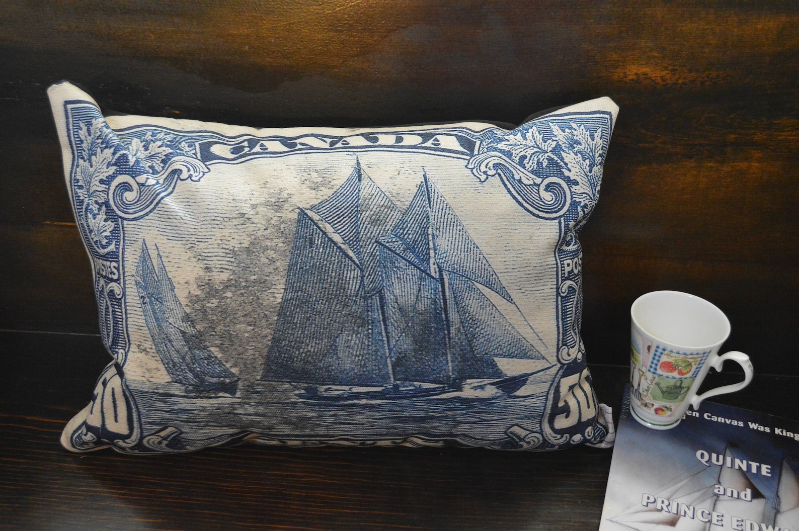 Bluenose Iconic Canadian Sailing Ship 20x14 Canvas Lumbar - Etsy