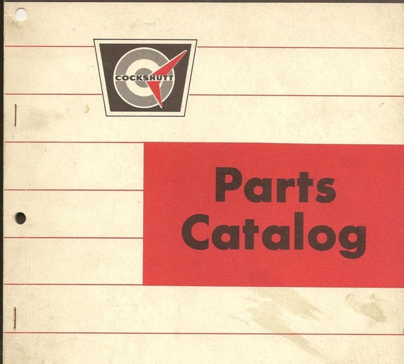 COCKSHUTT Parts Catalog 250 Series Disc Harrow Original 1966 issue Old Tractor Parts Manual
