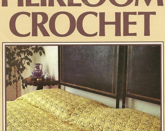 Vintage 1970s Crochet Magazine Heirloom Crochet – Beautiful Home Décor and Personal Item Patterns