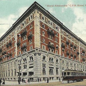 Carte postale ancienne inutilisée du Royal Alexandra CPR Hotel WINNIPEG Manitoba