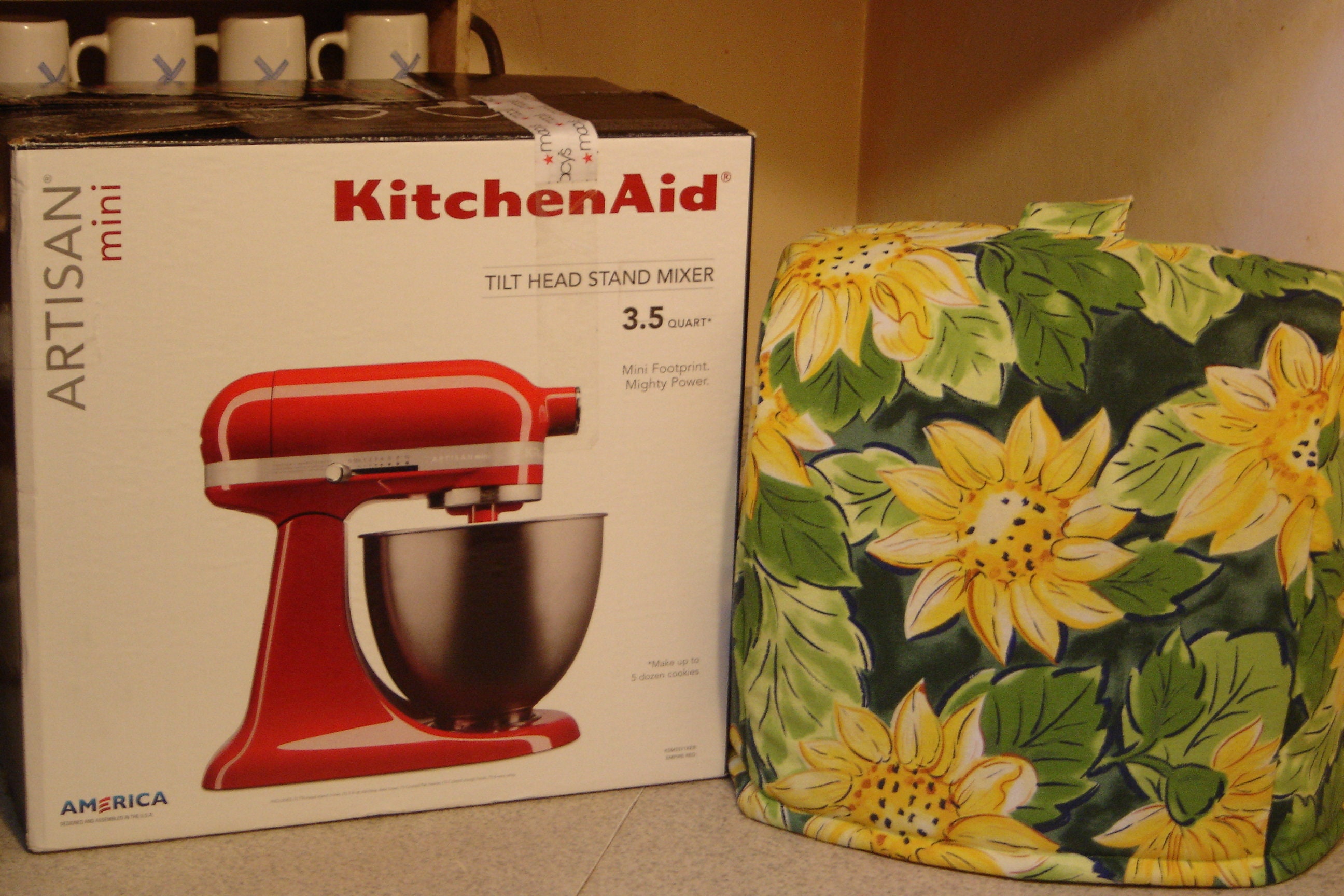 Arti KitchenAid ARTISAN MINI Mixer Cover SUNFLOWERS Tilt Head Etsy