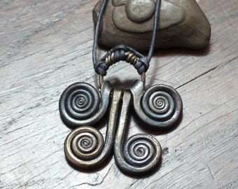 Vellamo, Goddess of Water Spiral Necklace