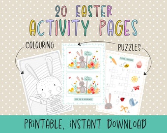 Easter Activity Pages - Printable