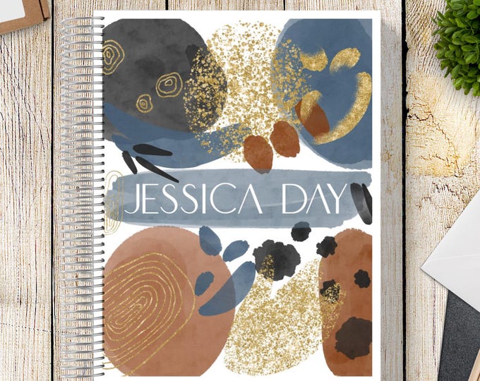 New! 2025-2026 Custom Monthly-Weekly Planner -- Modern Boho