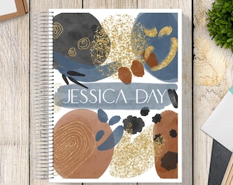 2025-2026 Custom MONTHLY Planner -- Modern Boho