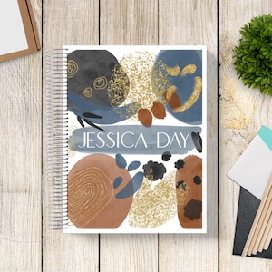 New! 2025-2026 Custom Monthly-Weekly Planner -- Modern Boho