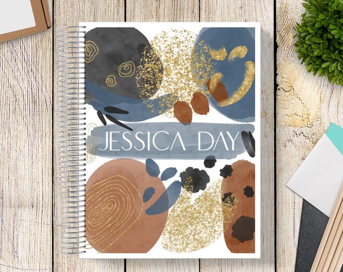 New! 2025-2026 Custom Monthly-Weekly Planner -- Modern Boho